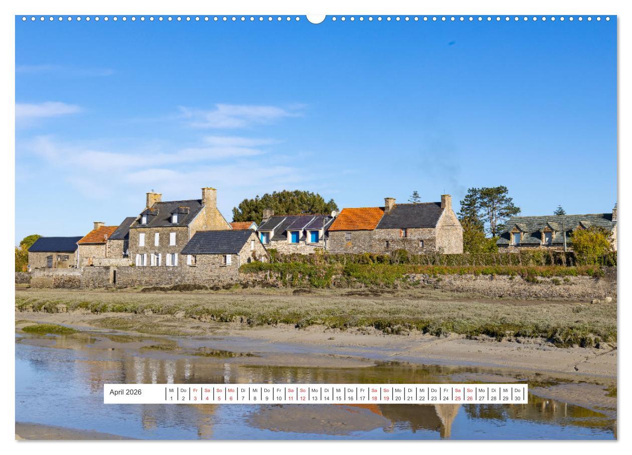 Beispielinhalt (Bild) Pittoreske Normandie (hochwertiger Premium Wandkalender 2026 DIN A2 quer), Kunstdruck in Hochglanz