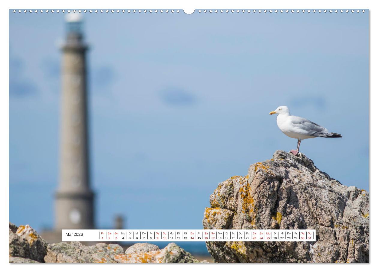 Beispielinhalt (Bild) Pittoreske Normandie (hochwertiger Premium Wandkalender 2026 DIN A2 quer), Kunstdruck in Hochglanz