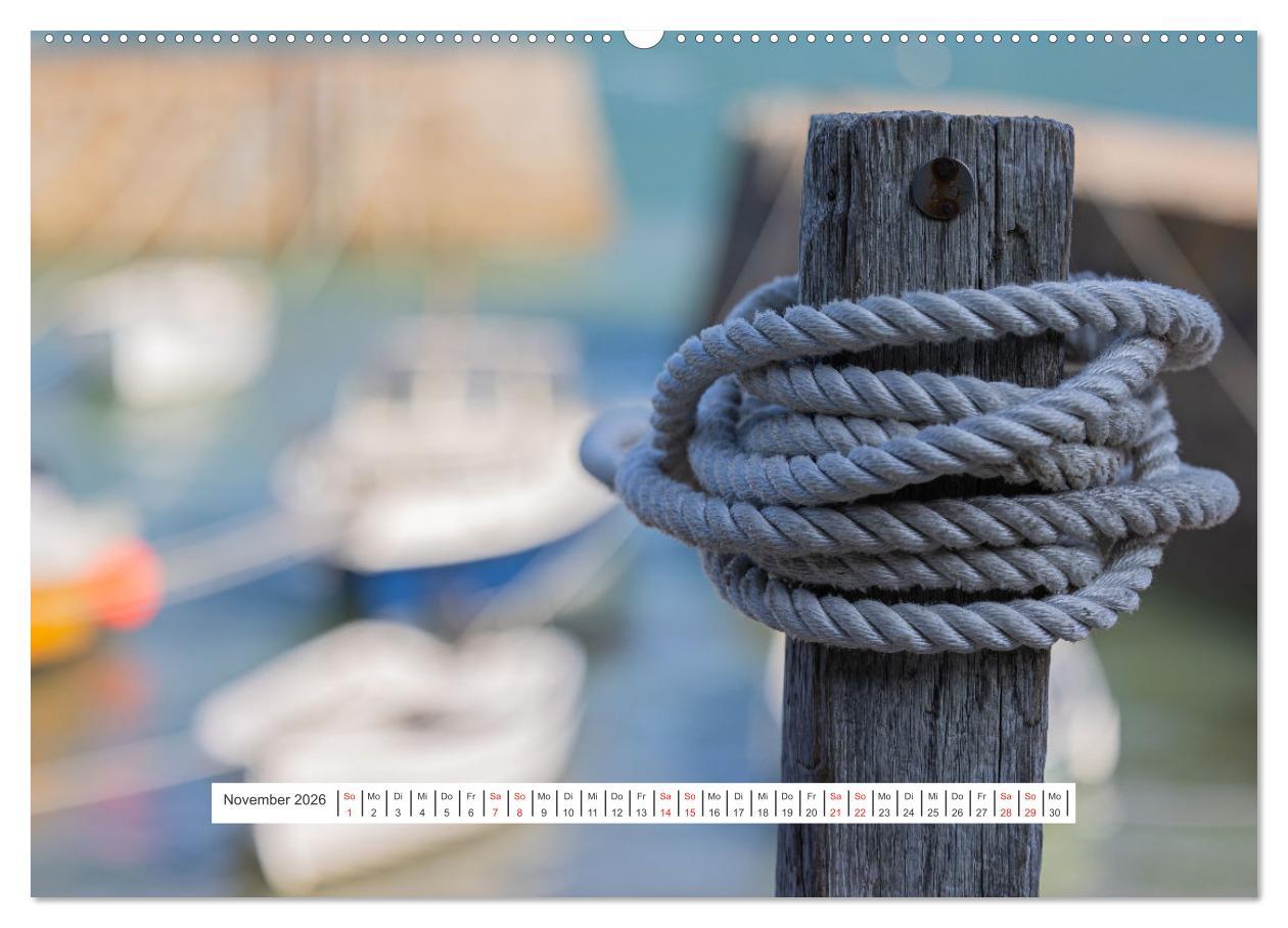 Beispielinhalt (Bild) Pittoreske Normandie (hochwertiger Premium Wandkalender 2026 DIN A2 quer), Kunstdruck in Hochglanz