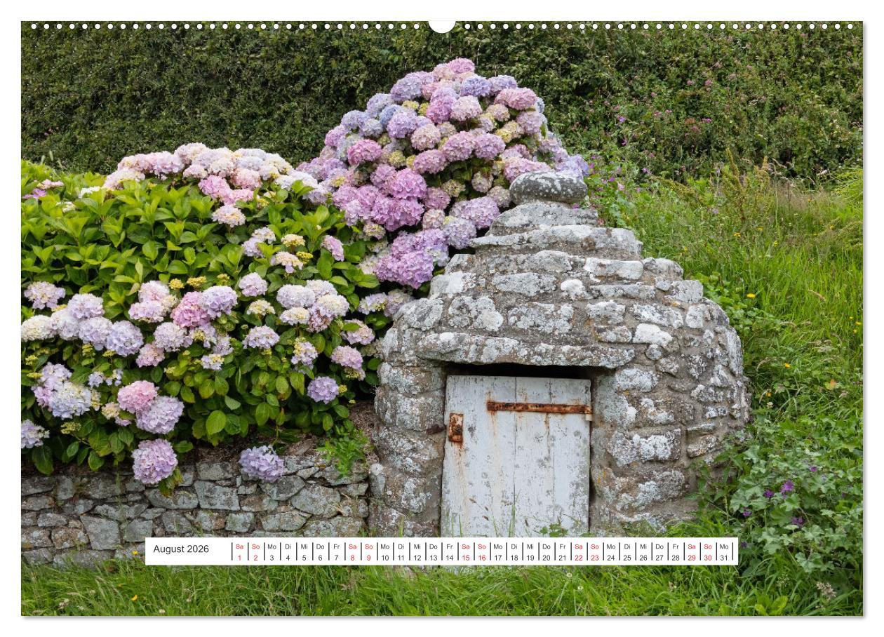 Beispielinhalt (Bild) Pittoreske Normandie (hochwertiger Premium Wandkalender 2026 DIN A2 quer), Kunstdruck in Hochglanz