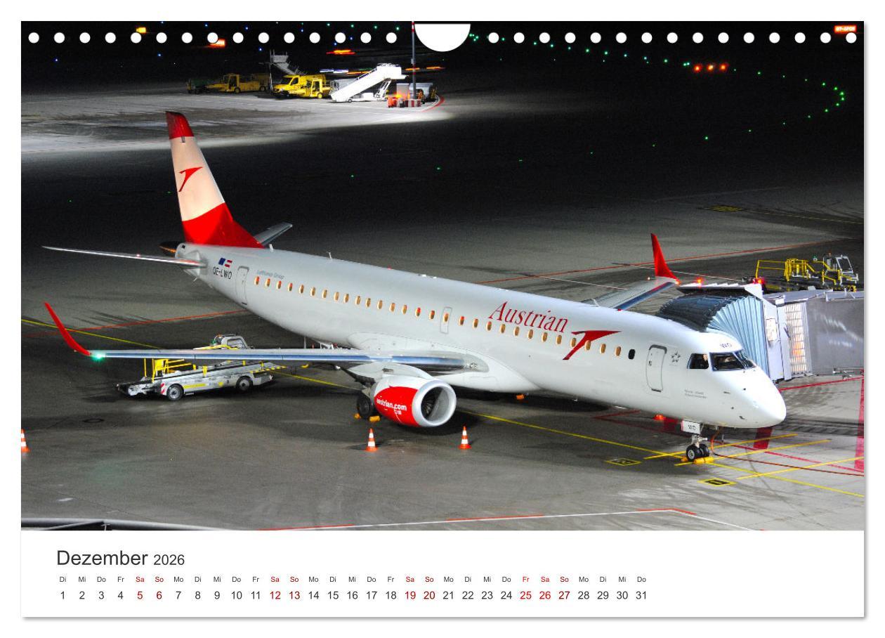 Beispielinhalt (Bild) Ein Jahr am Flughafen Stuttgart (Wandkalender 2026 DIN A4 quer), CALVENDO Monatskalender