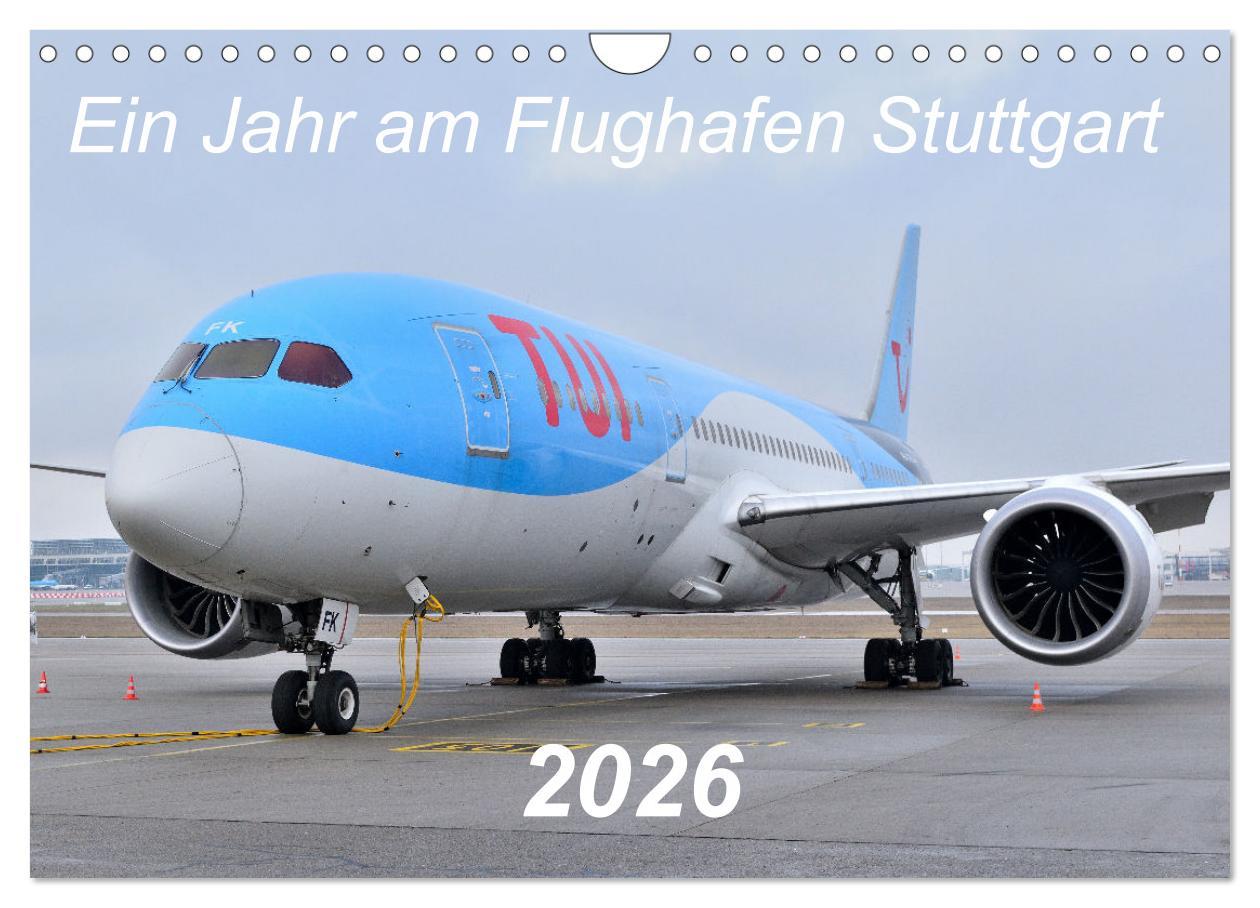 Vorderes Coverbild Ein Jahr am Flughafen Stuttgart (Wandkalender 2026 DIN A4 quer), CALVENDO Monatskalender