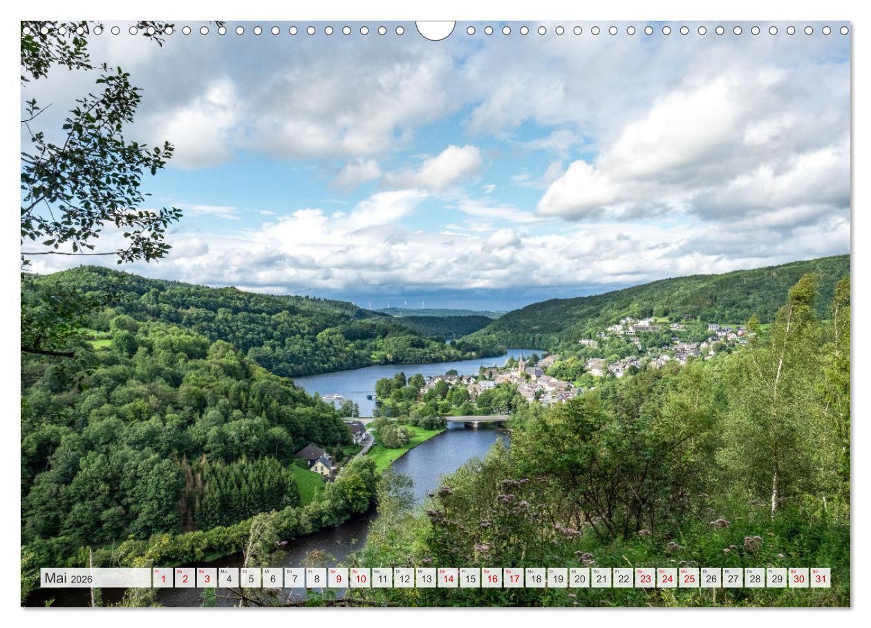 Beispielinhalt (Bild) Nationalpark Eifel - Schöne Tage im Grünen (Wandkalender 2026 DIN A3 quer), CALVENDO Monatskalender