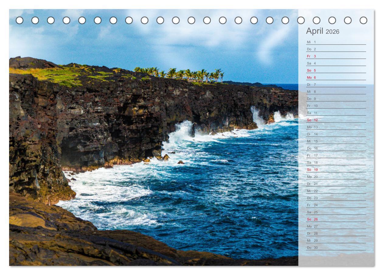 Beispielinhalt (Bild) Malerisches Hawaii (Tischkalender 2026 DIN A5 quer), CALVENDO Monatskalender