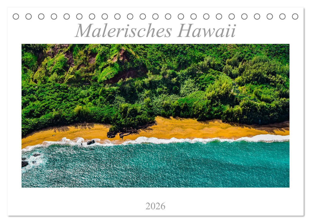 Vorderes Coverbild Malerisches Hawaii (Tischkalender 2026 DIN A5 quer), CALVENDO Monatskalender