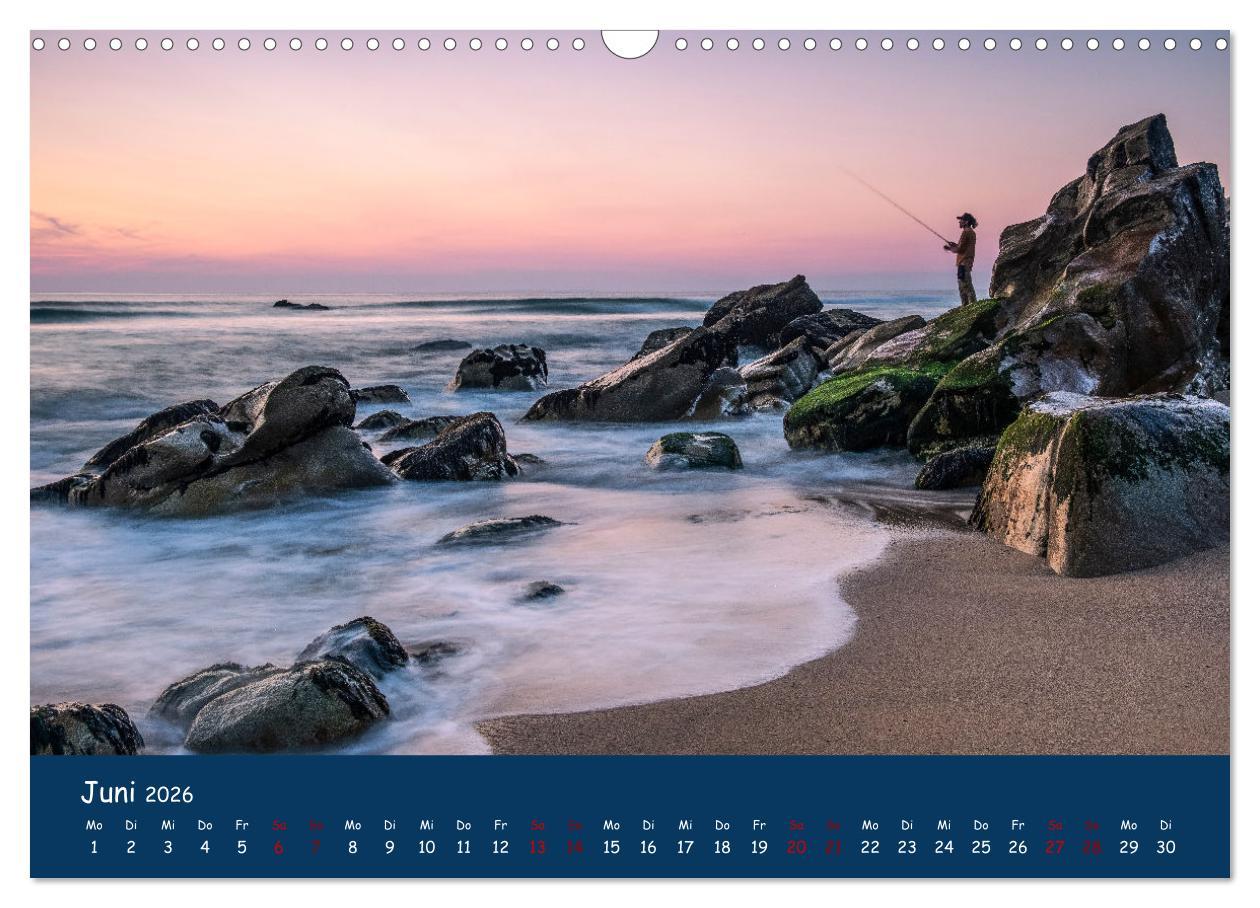 Beispielinhalt (Bild) Die wildromantische Côte Sauvage (Wandkalender 2026 DIN A3 quer), CALVENDO Monatskalender