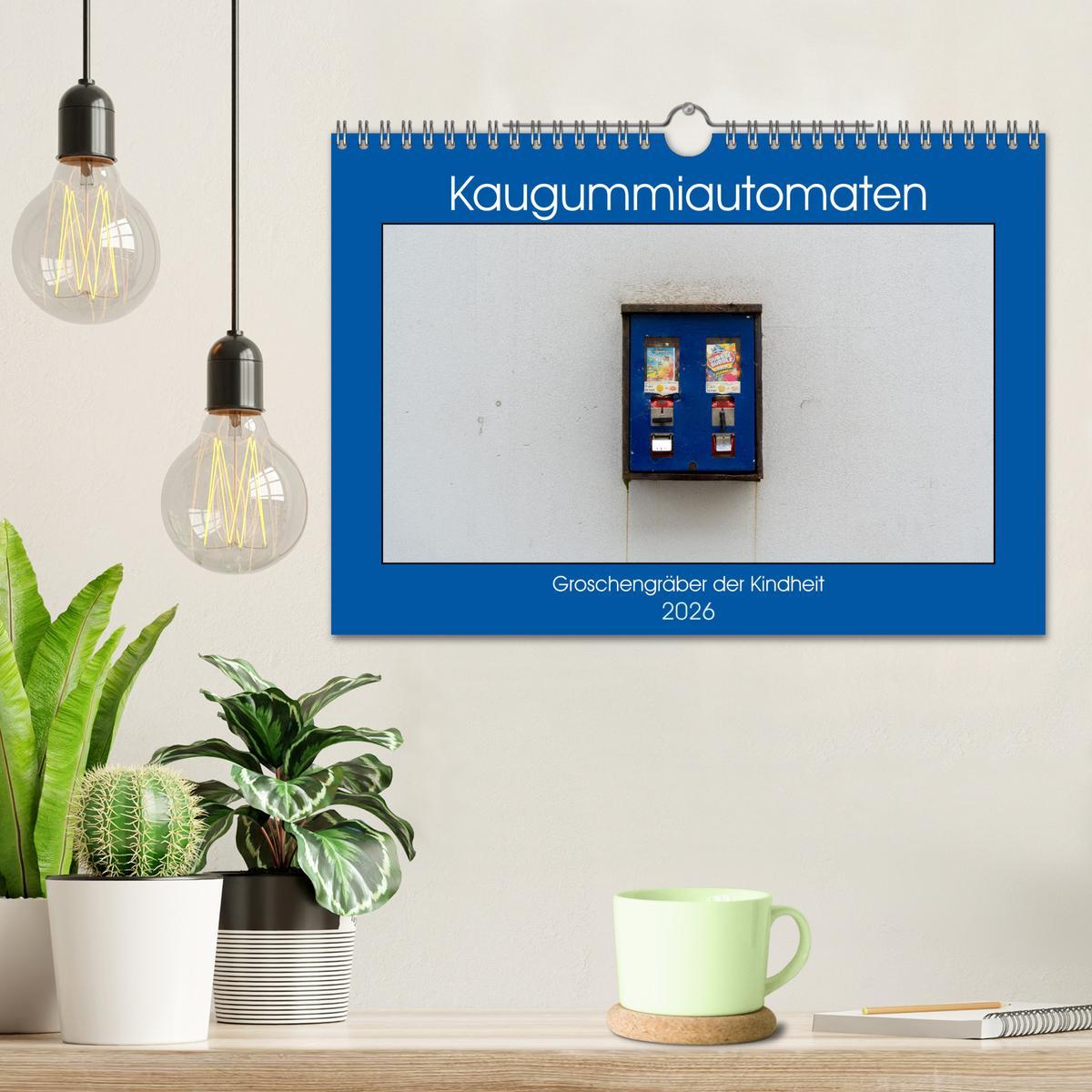 Beispielinhalt (Bild) Kaugummiautomaten (Wandkalender 2026 DIN A4 quer), CALVENDO Monatskalender