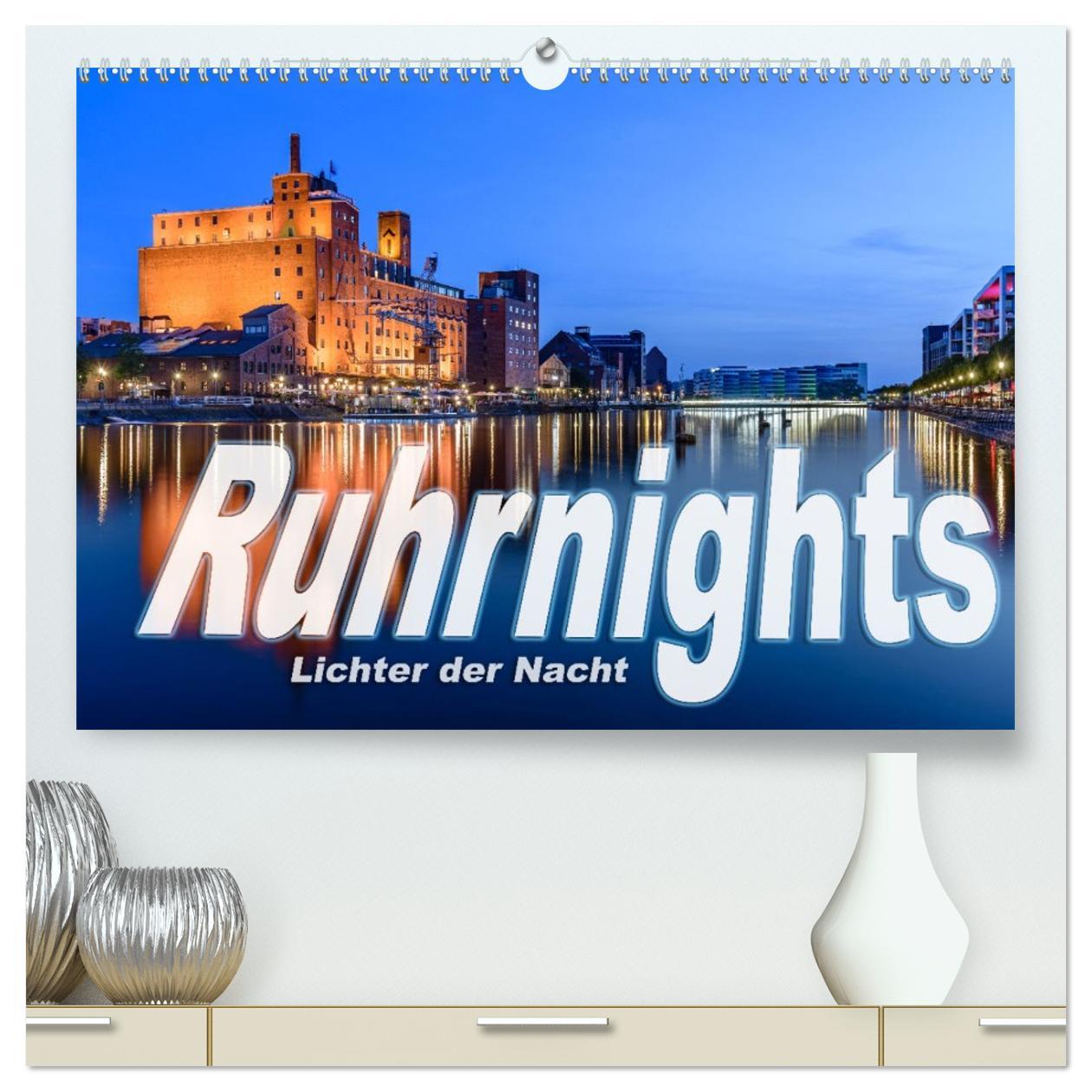 Vorderes Coverbild Ruhrnights (hochwertiger Premium Wandkalender 2026 DIN A2 quer), Kunstdruck in Hochglanz