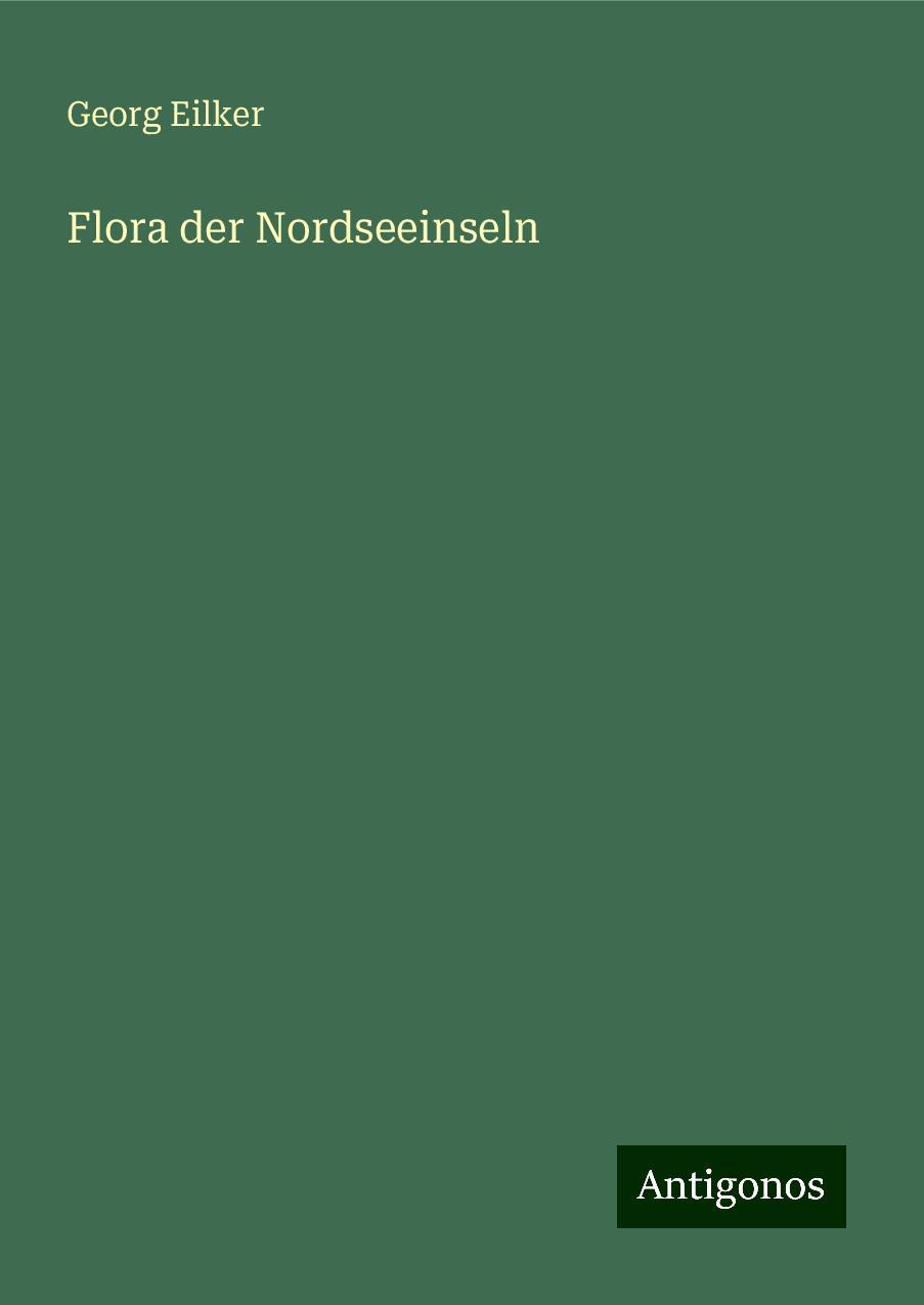Vorderes Coverbild Flora der Nordseeinseln