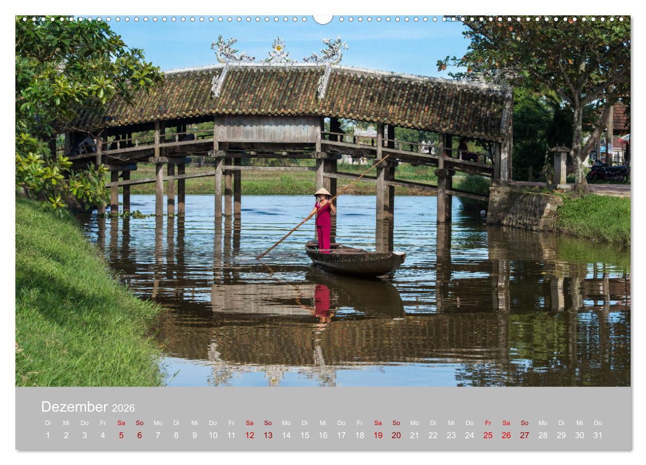 Beispielinhalt (Bild) VIETNAM - Im Land des aufsteigenden Drachens (Wandkalender 2026 DIN A2 quer), CALVENDO Monatskalender