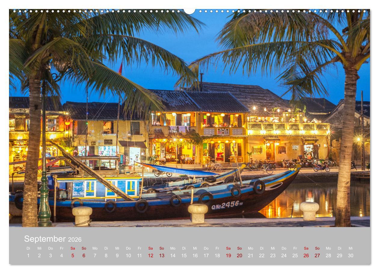 Beispielinhalt (Bild) VIETNAM - Im Land des aufsteigenden Drachens (Wandkalender 2026 DIN A2 quer), CALVENDO Monatskalender