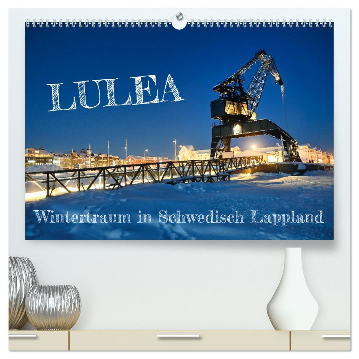 Vorderes Coverbild Lulea - Wintertraum in Schwedisch Lappland (hochwertiger Premium Wandkalender 2026 DIN A2 quer), Kunstdruck in Hochglanz