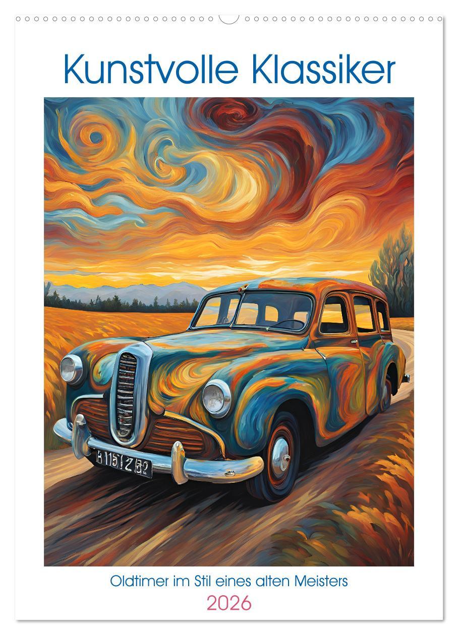 Vorderes Coverbild Kunstvolle Klassiker (Wandkalender 2026 DIN A2 hoch), CALVENDO Monatskalender