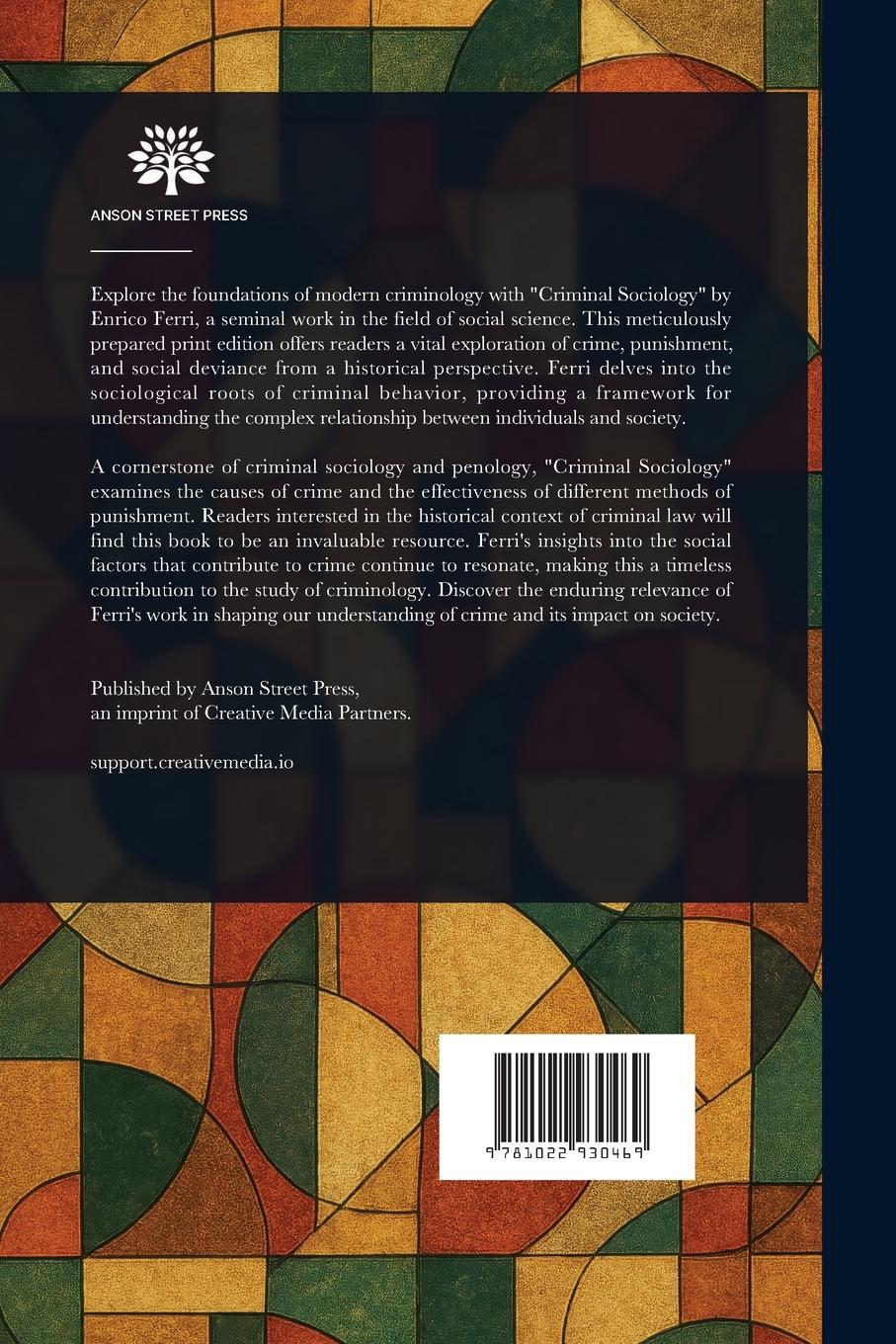 Rückseitencover Criminal Sociology