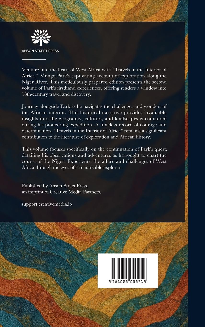 Rückseitencover Travels in the Interior of Africa