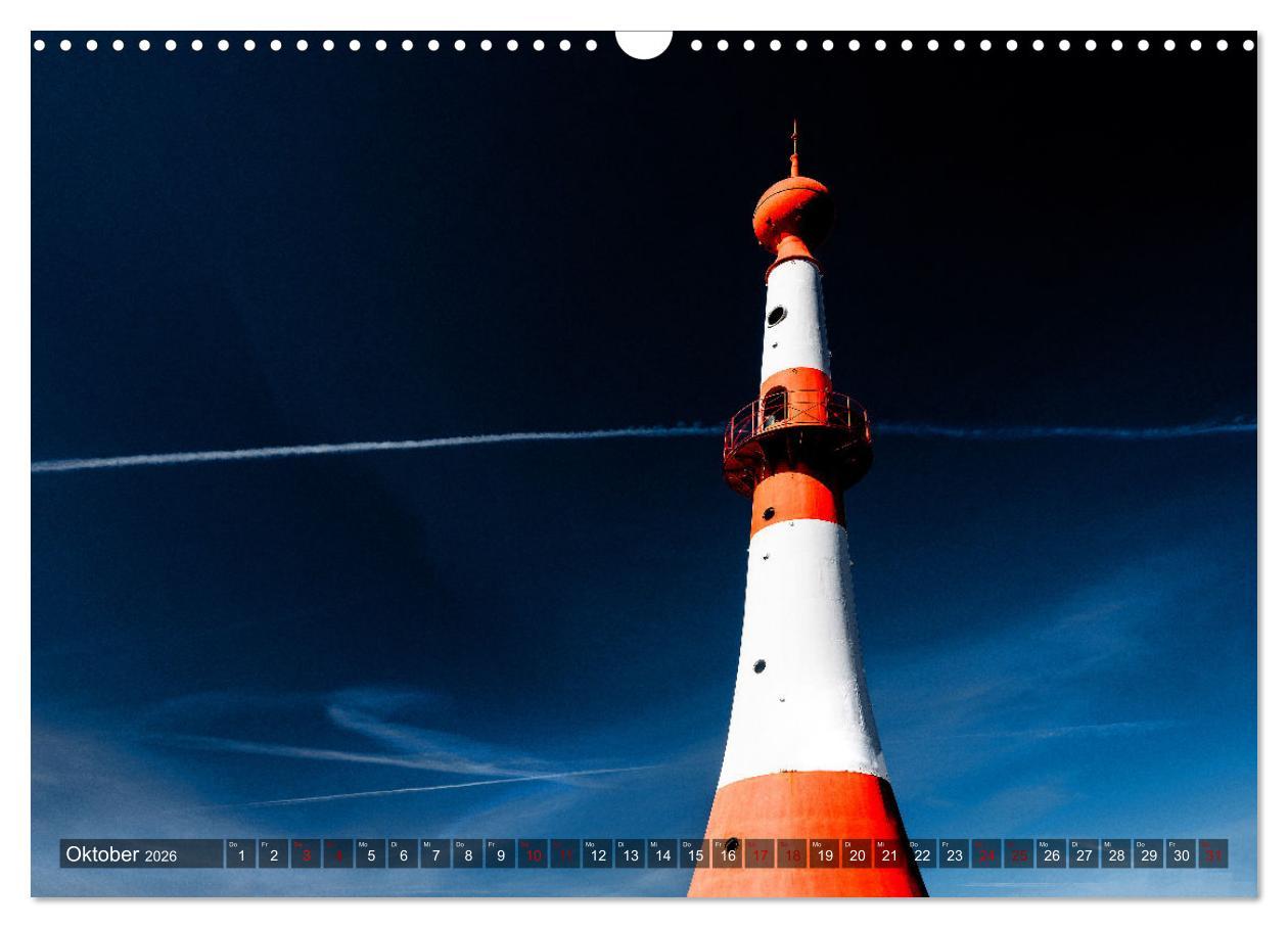 Beispielinhalt (Bild) Bis zum Horizont. Der Himmel über Norddeutschland. (Wandkalender 2026 DIN A3 quer), CALVENDO Monatskalender