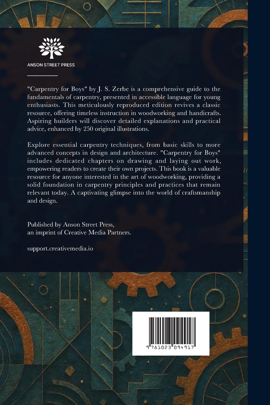 Rückseitencover Carpentry for Boys