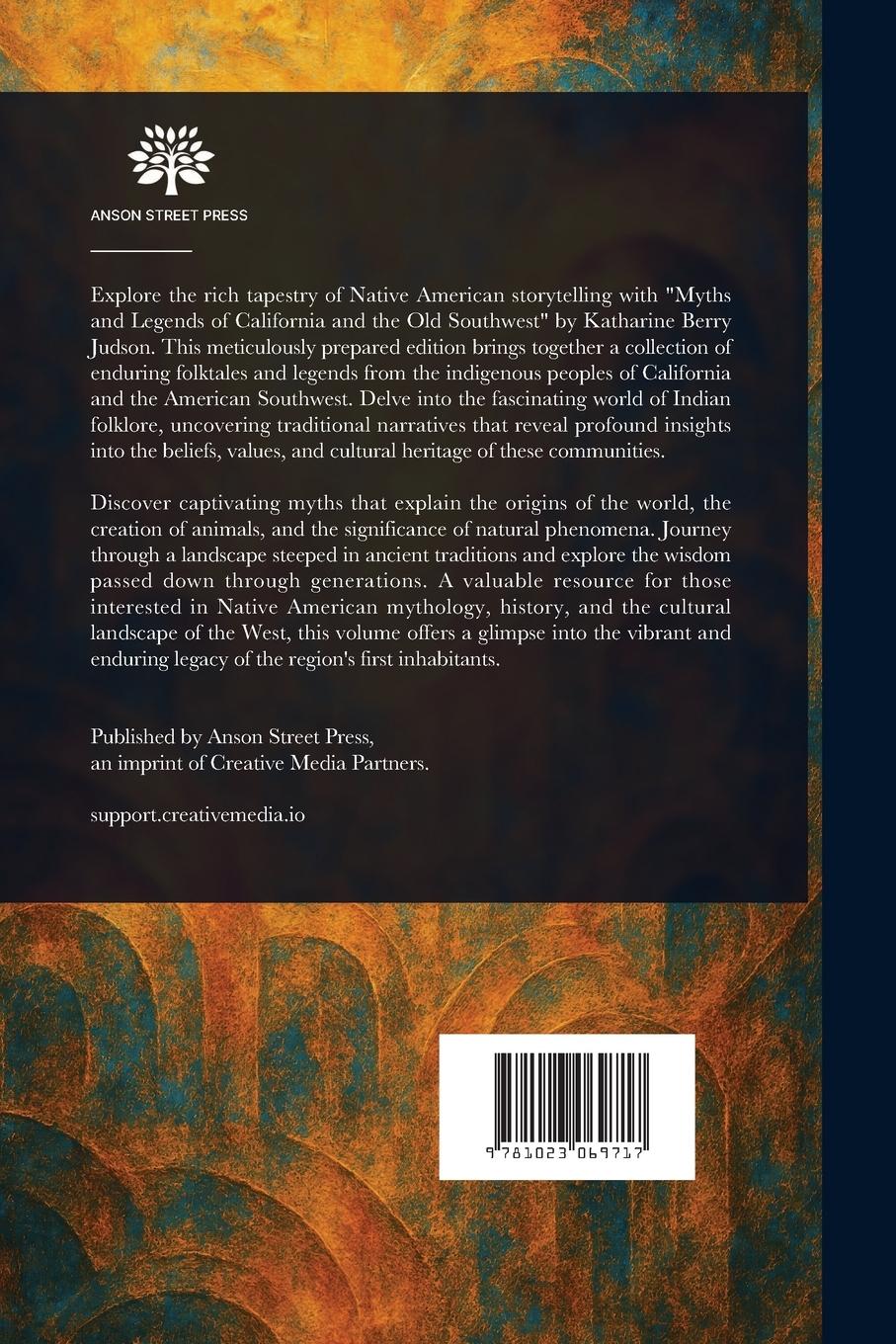 Rückseitencover Myths and Legends of California and the Old Southwest