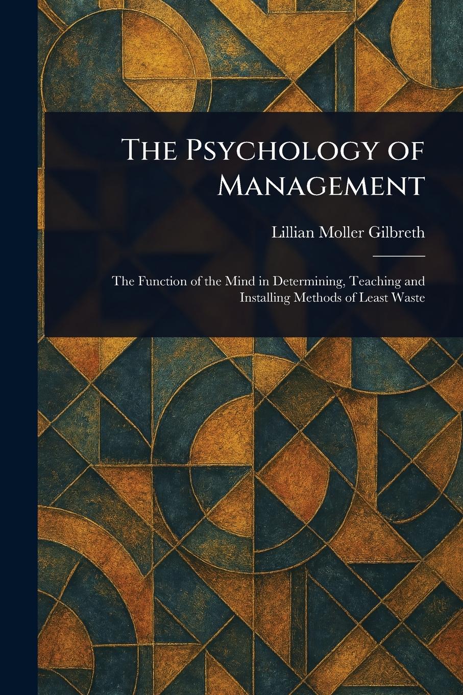 Vorderes Coverbild The Psychology of Management