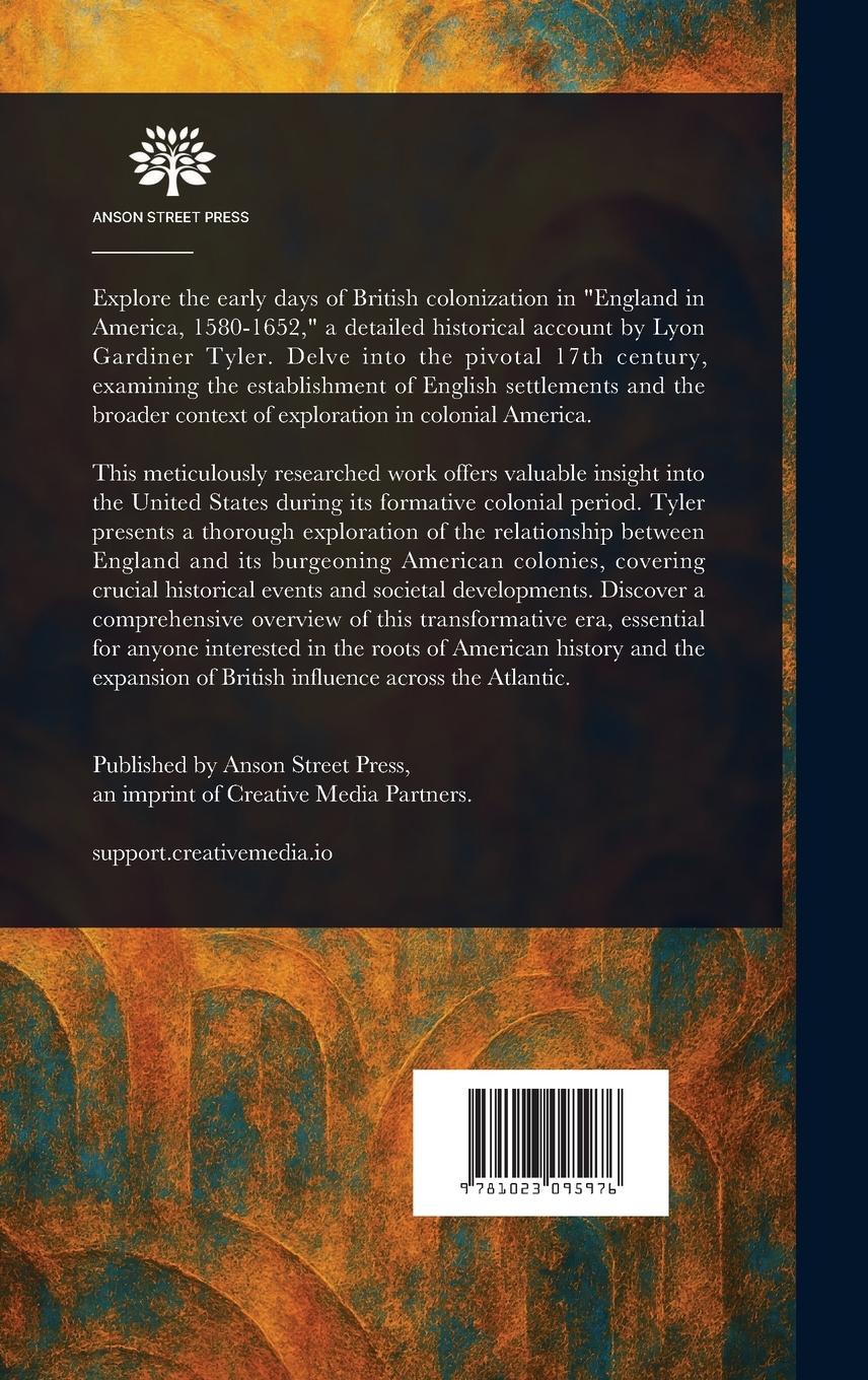 Rückseitencover England in America, 1580-1652