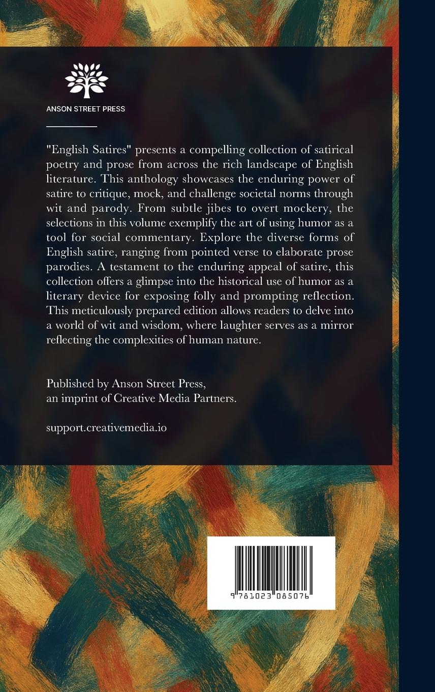 Rückseitencover English Satires