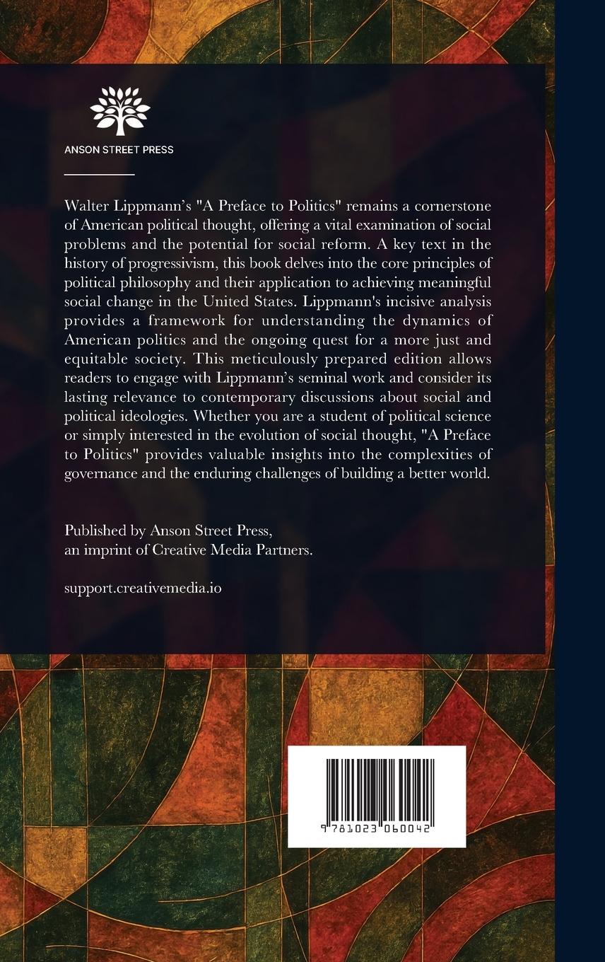 Rückseitencover A Preface to Politics
