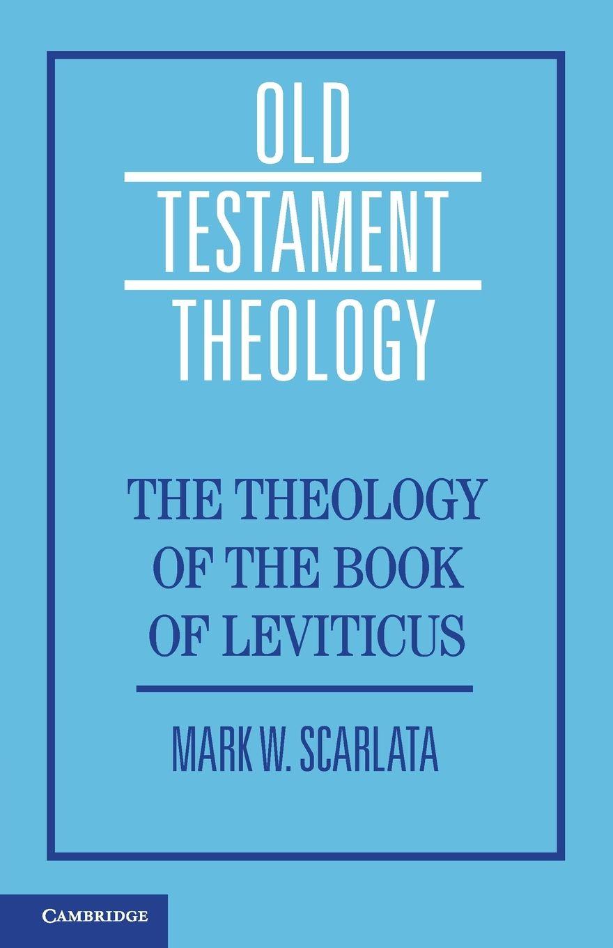 Vorderes Coverbild The Theology of the Book of Leviticus