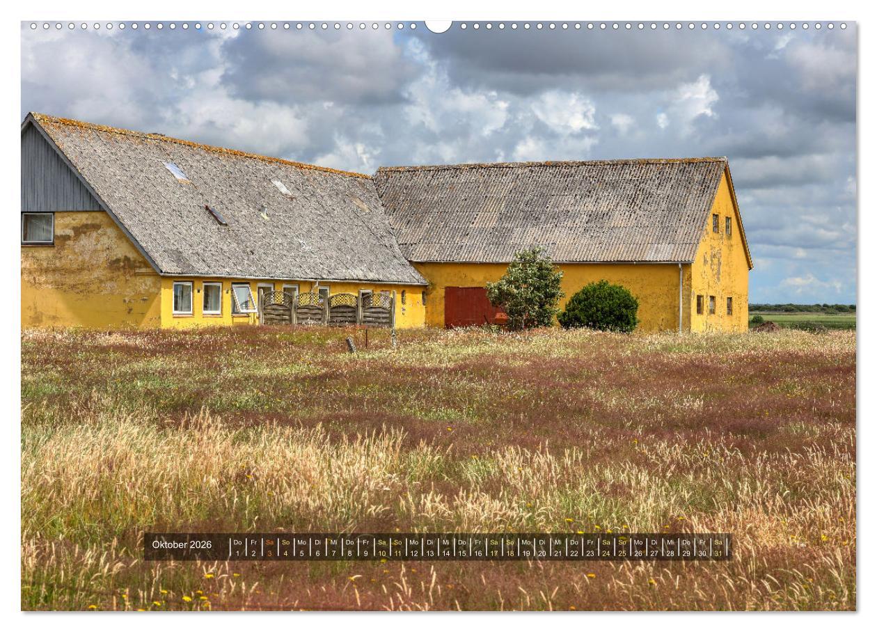 Beispielinhalt (Bild) Mandø - Perle im dänischen Wattenmeer (hochwertiger Premium Wandkalender 2026 DIN A2 quer), Kunstdruck in Hochglanz