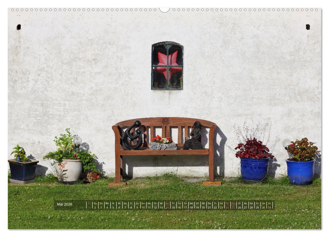 Beispielinhalt (Bild) Mandø - Perle im dänischen Wattenmeer (hochwertiger Premium Wandkalender 2026 DIN A2 quer), Kunstdruck in Hochglanz