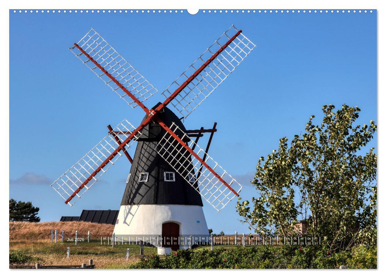 Beispielinhalt (Bild) Mandø - Perle im dänischen Wattenmeer (hochwertiger Premium Wandkalender 2026 DIN A2 quer), Kunstdruck in Hochglanz