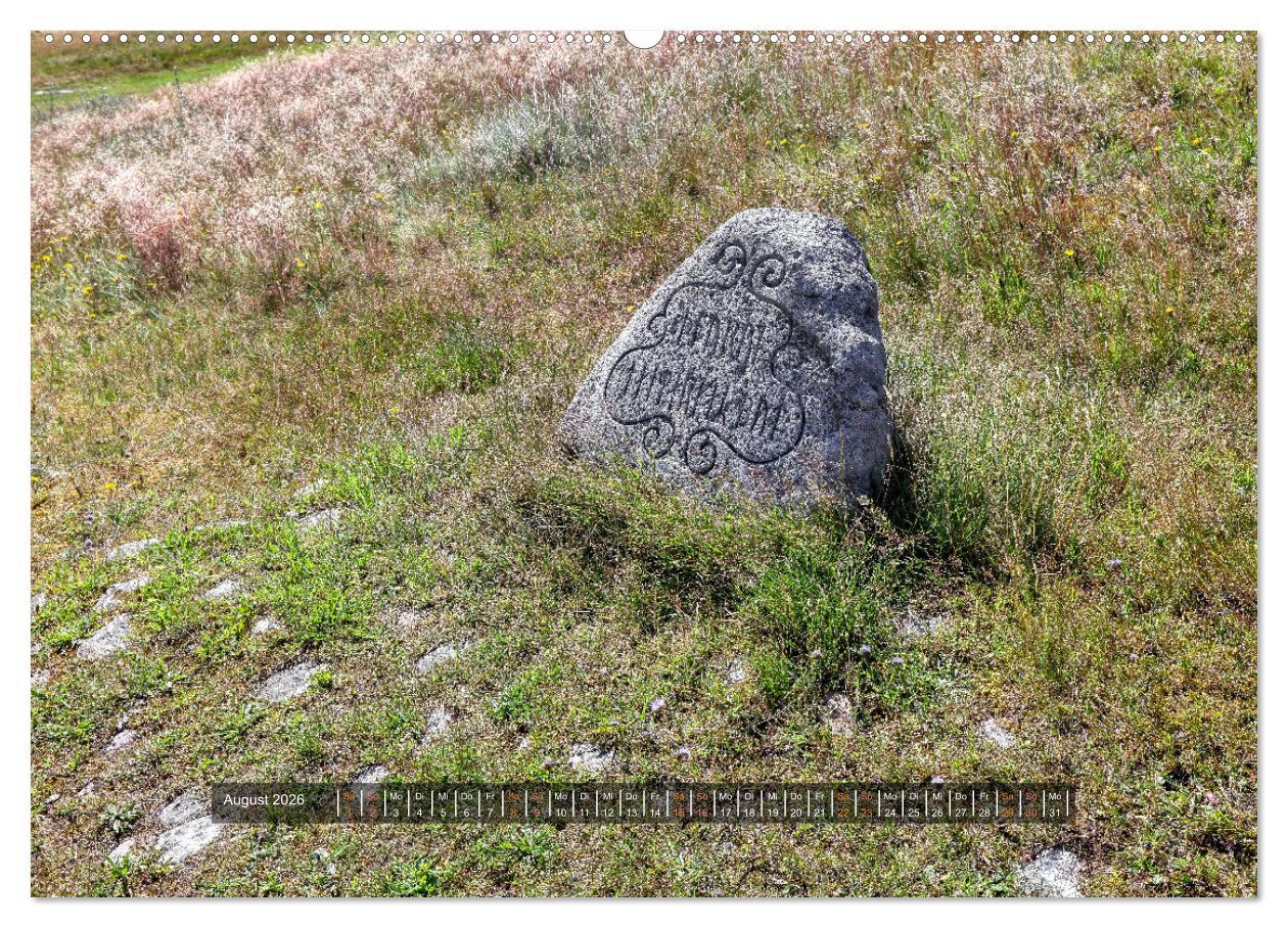 Beispielinhalt (Bild) Mandø - Perle im dänischen Wattenmeer (hochwertiger Premium Wandkalender 2026 DIN A2 quer), Kunstdruck in Hochglanz