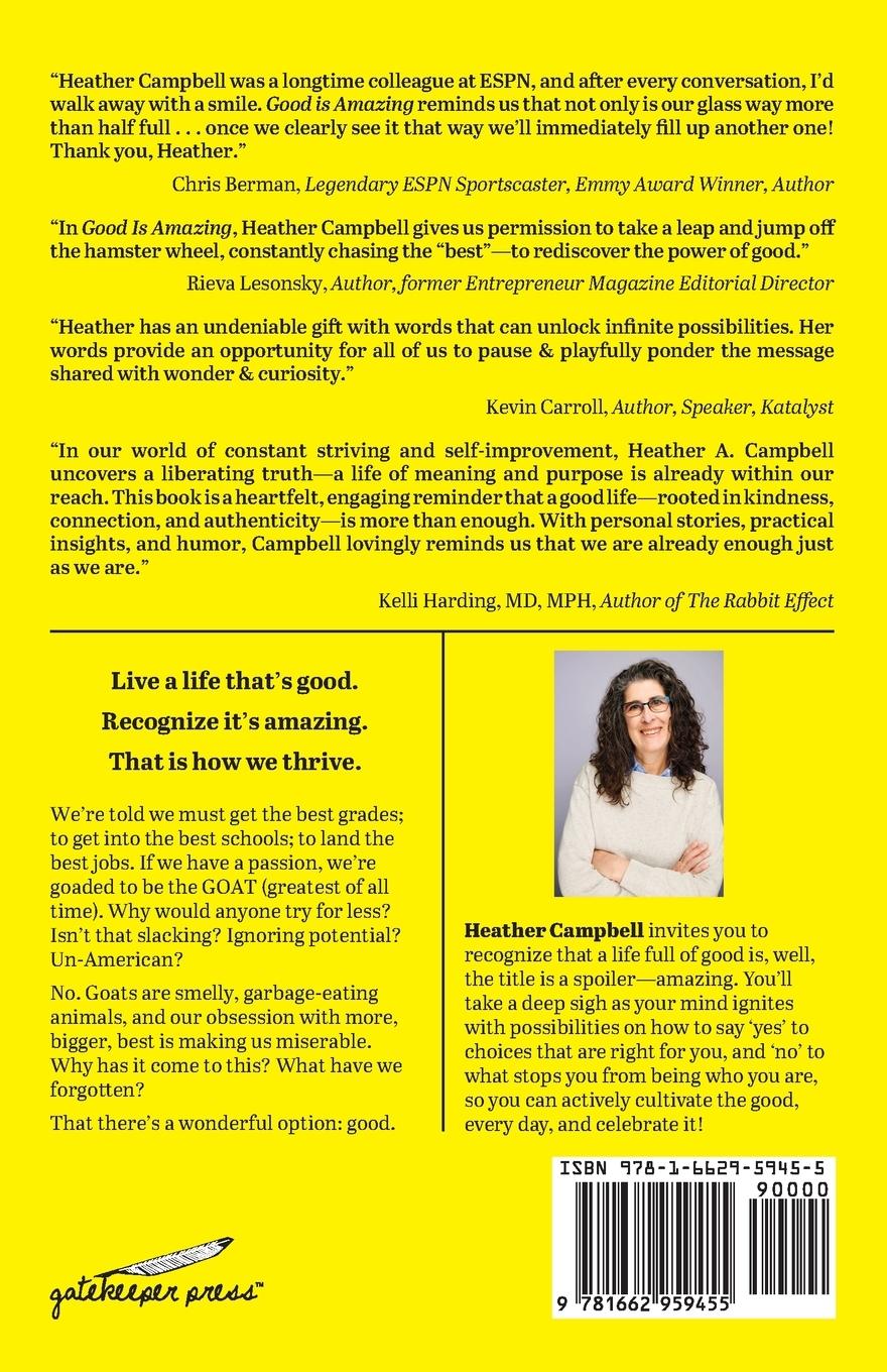 Rückseitencover Good Is Amazing