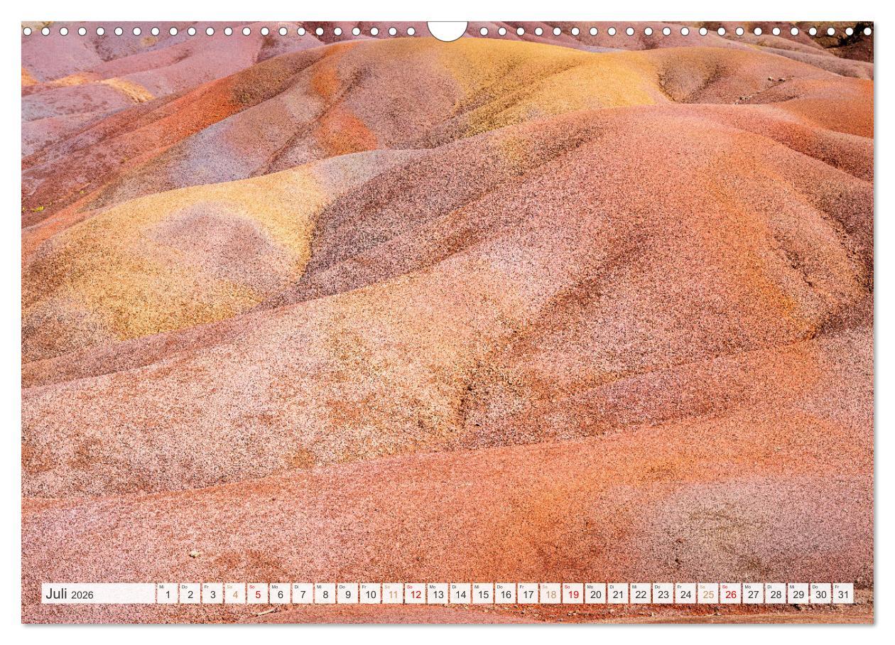 Beispielinhalt (Bild) Trauminseln der Welt - Mauritius (Wandkalender 2026 DIN A3 quer), CALVENDO Monatskalender