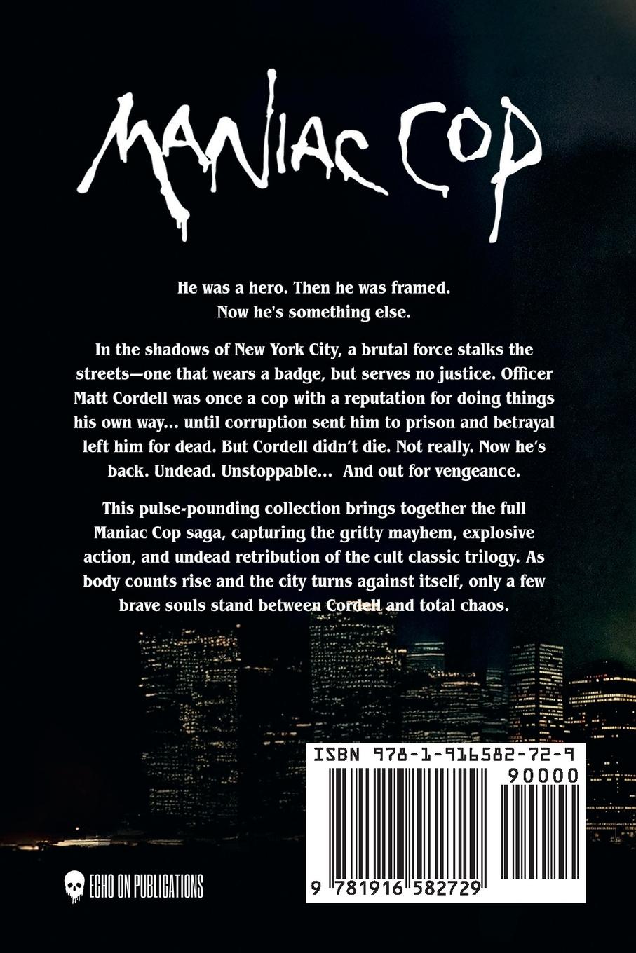 Rückseitencover Maniac Cop