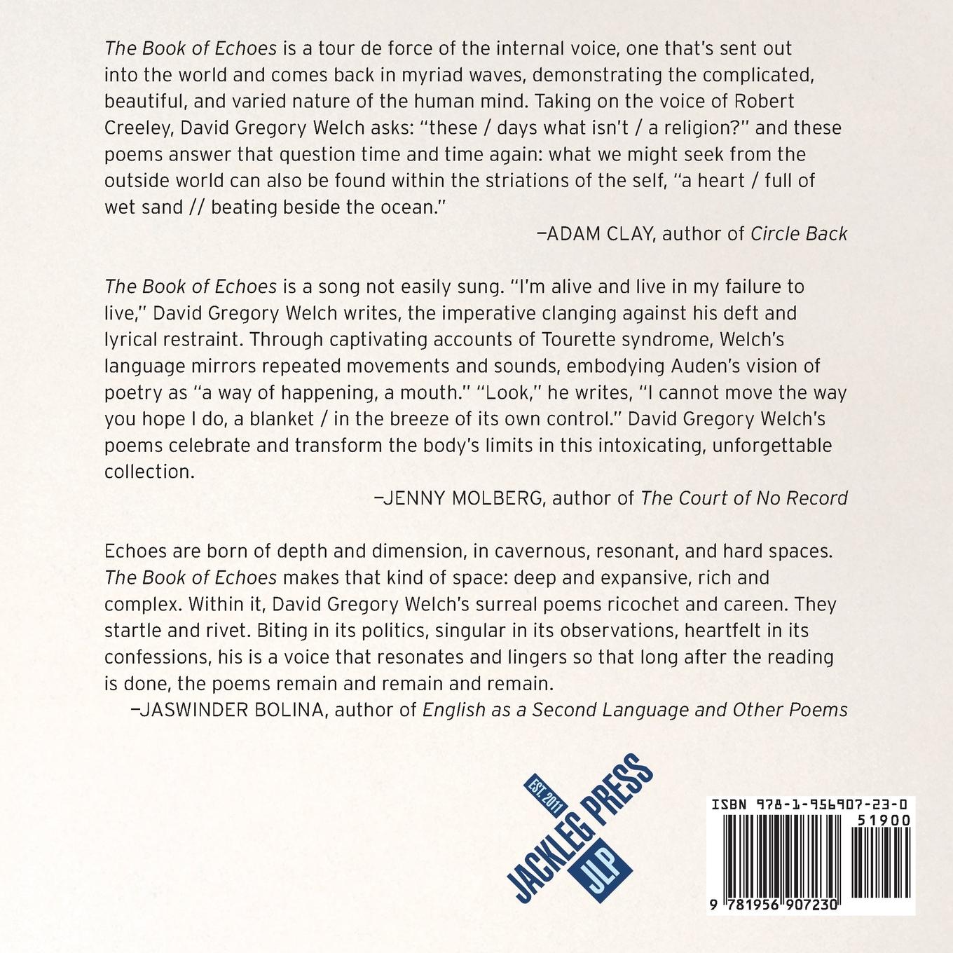 Rückseitencover The Book of Echoes