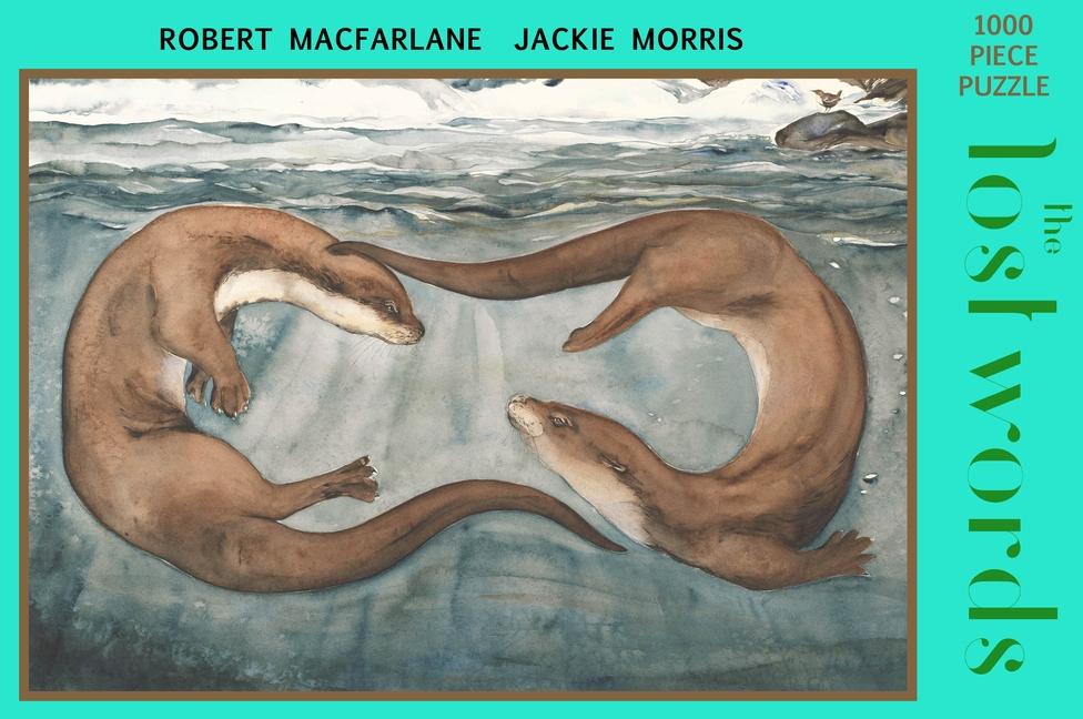 Vorderes Coverbild The Lost Words 1000 Piece Jigsaw Puzzle: Otters