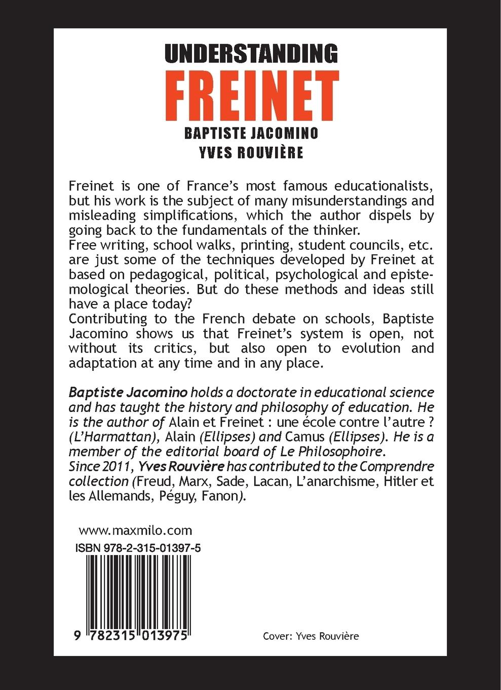 Rückseitencover Understanding Freinet