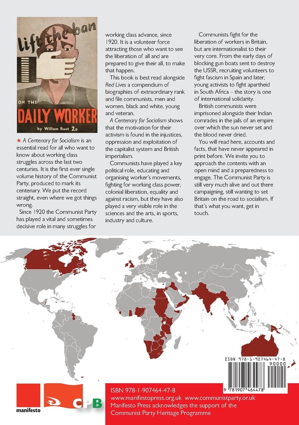 Rückseitencover A Centenary for Socialism