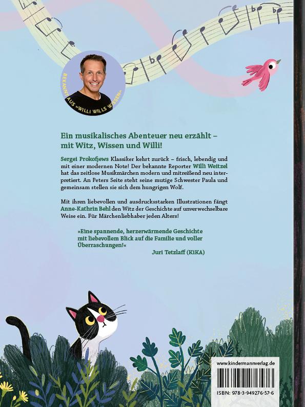 Rückseitencover Peter, Paula und der Wolf