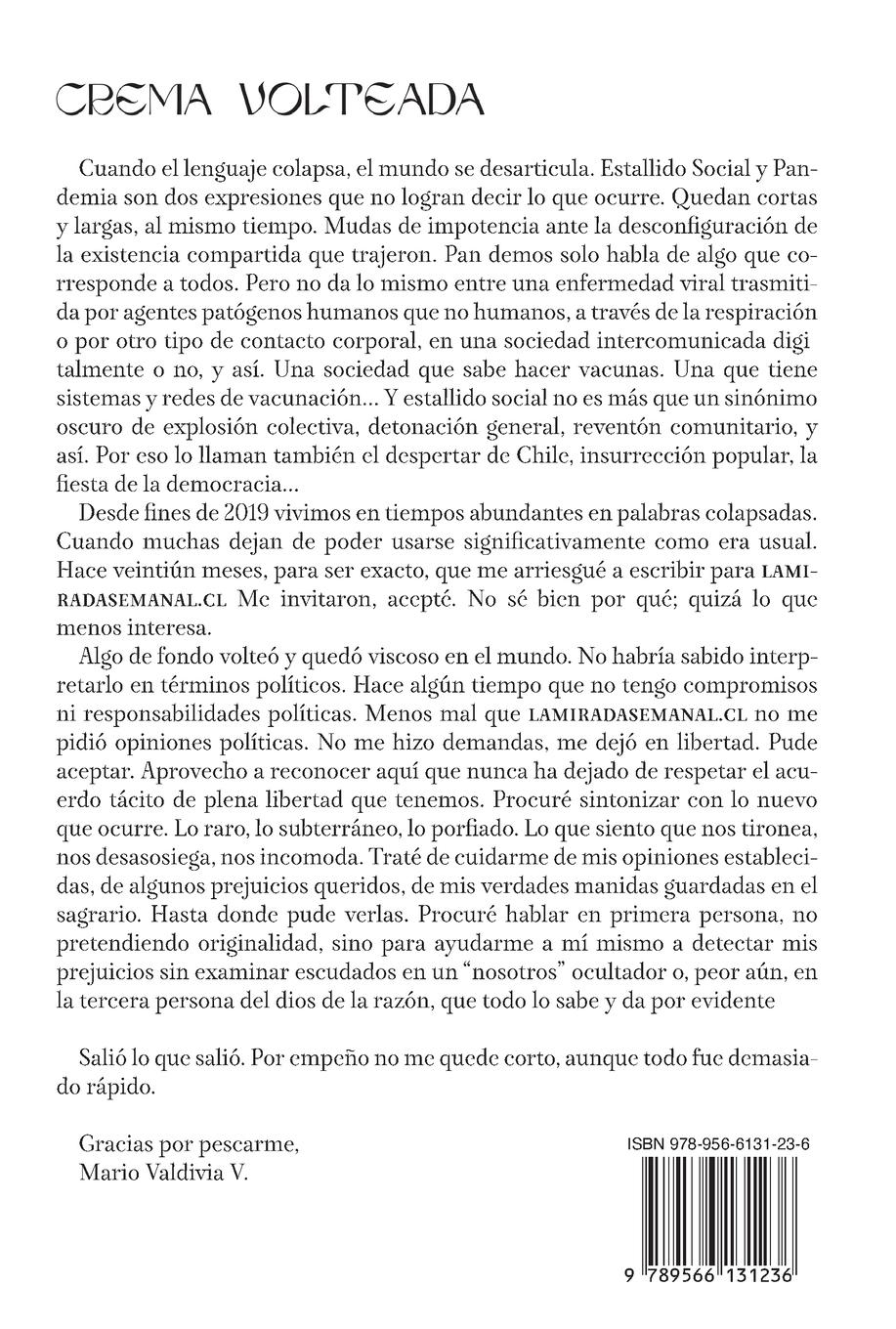 Rückseitencover Crema volteada