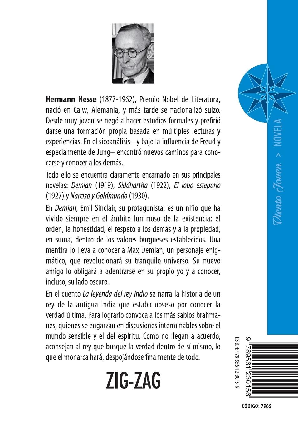 Rückseitencover Demian / La leyenda del Rey Indio