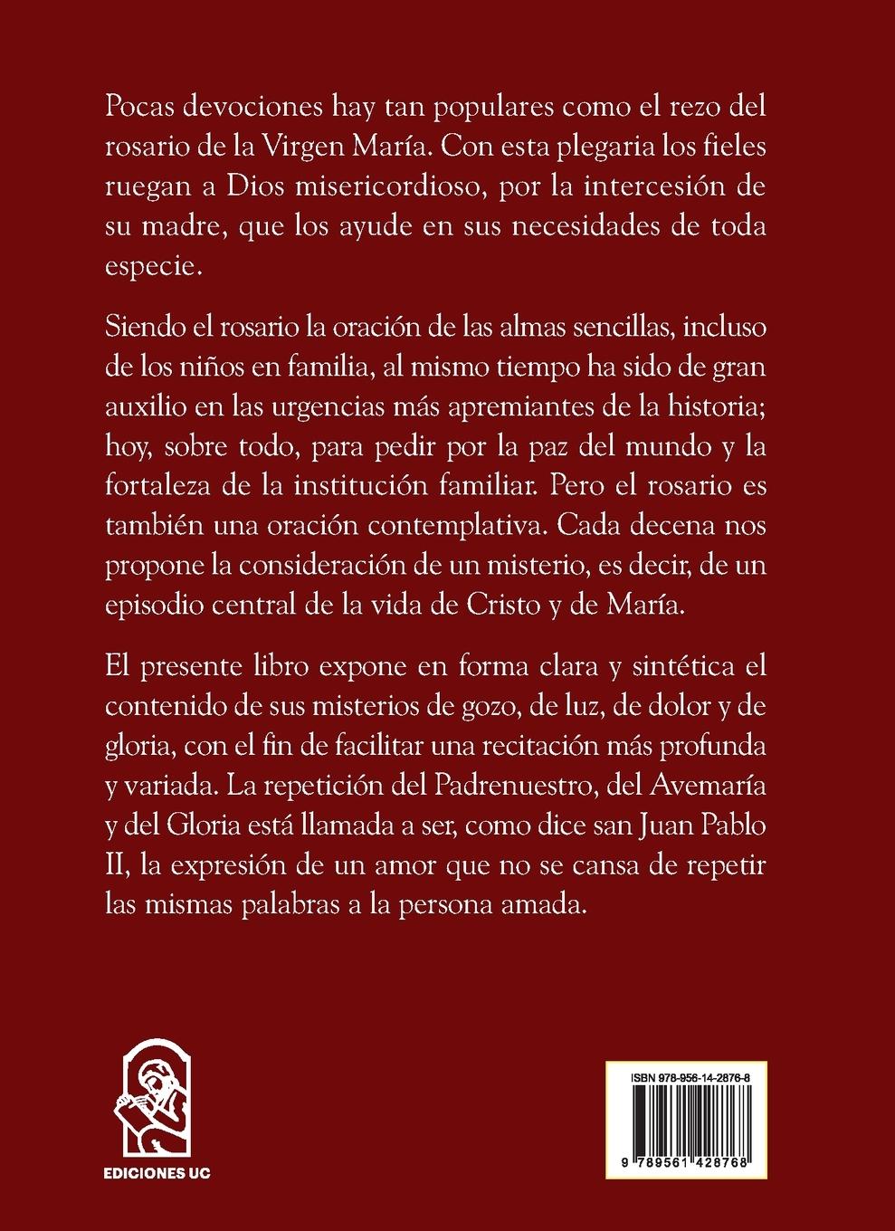 Rückseitencover Los misterios del rosario