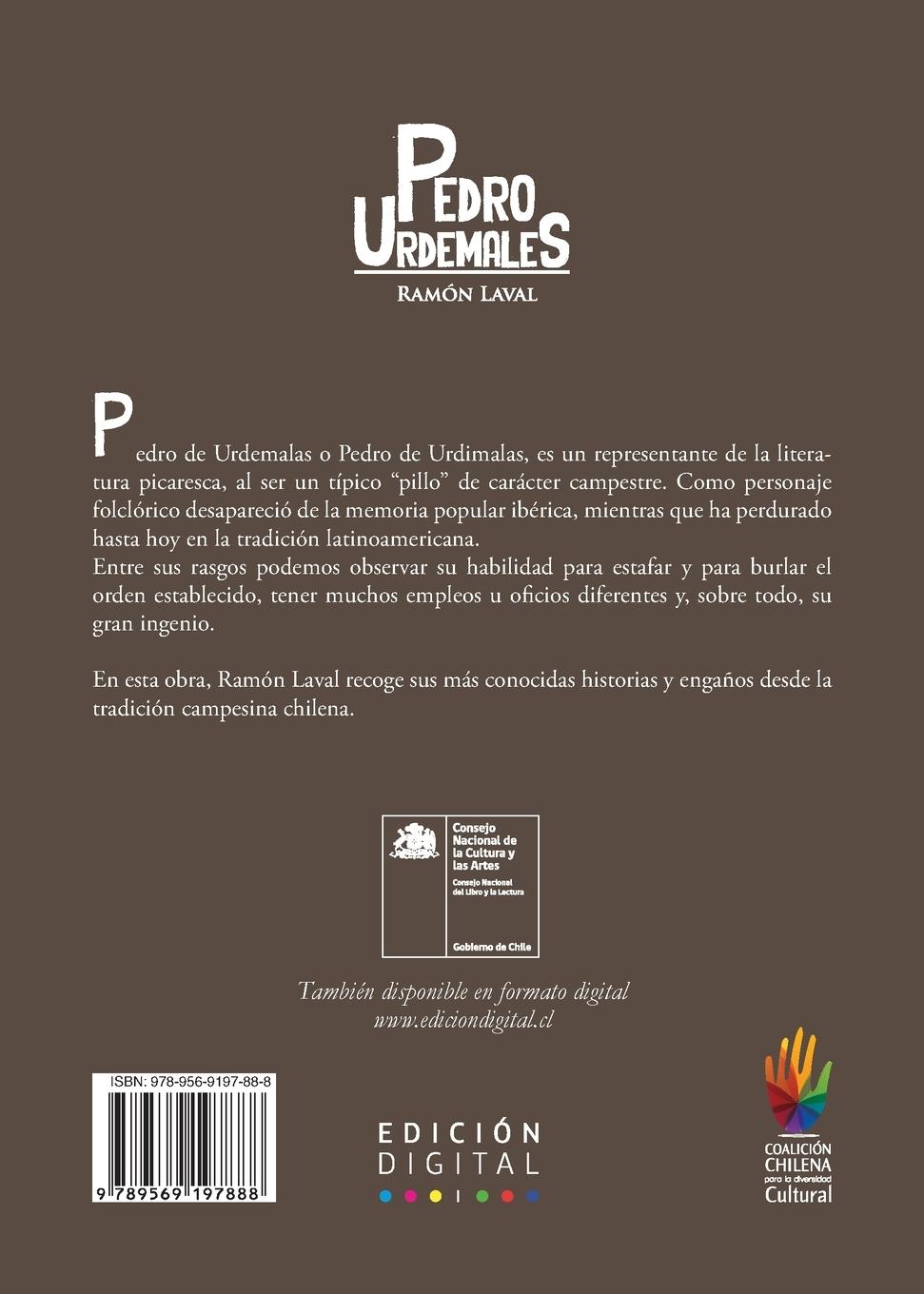 Rückseitencover Pedro Urdemales