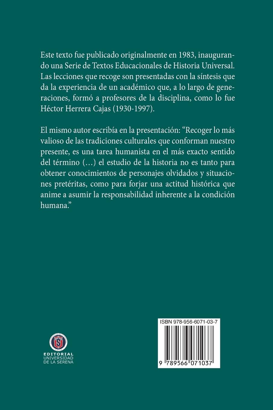 Rückseitencover Antig edad y Edad Media