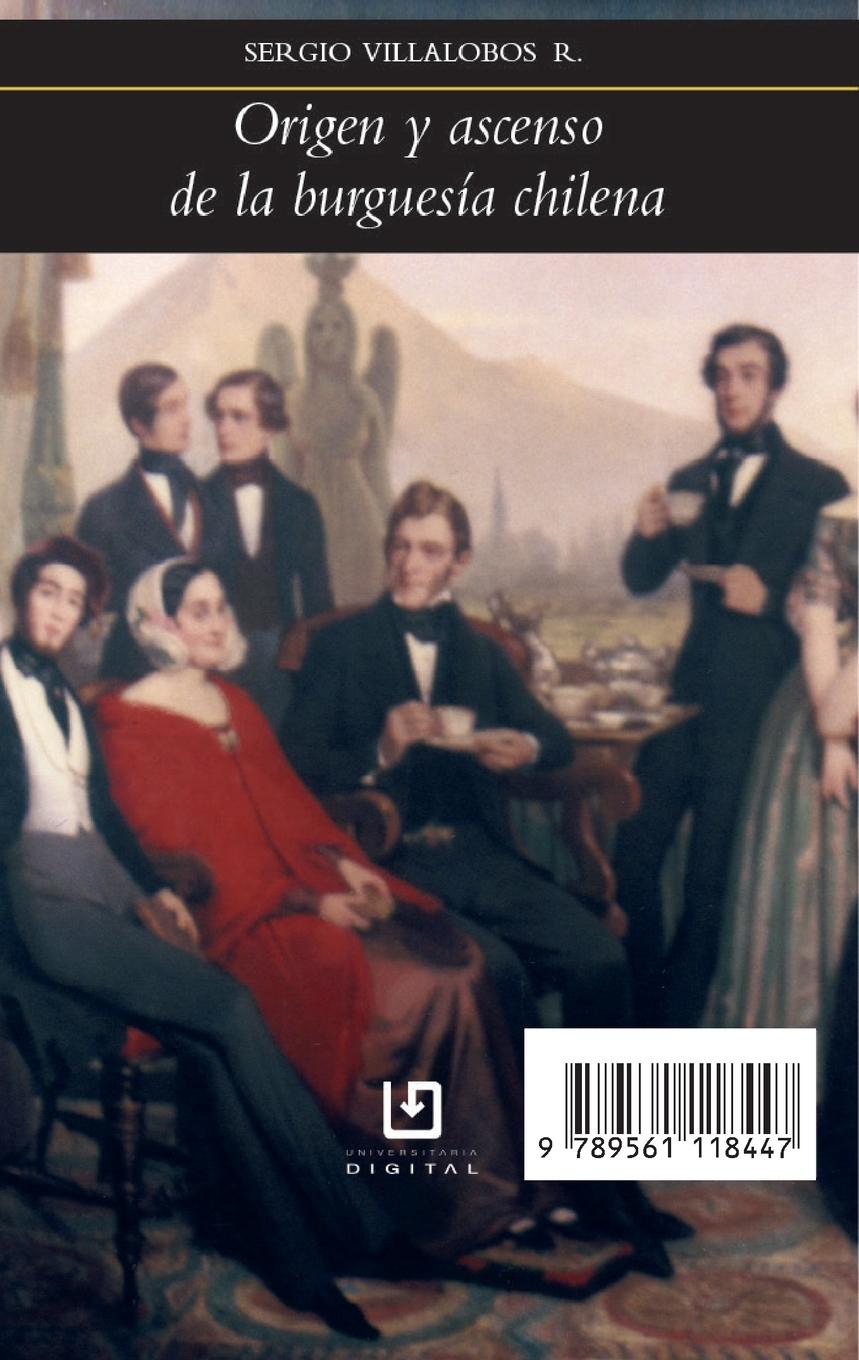 Rückseitencover Origen y ascenso de la burgues a chilena