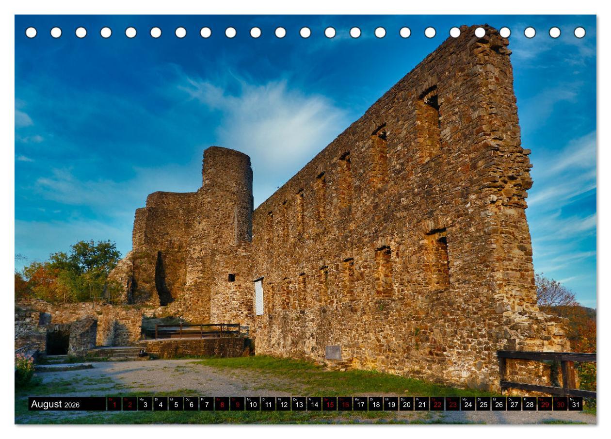 Beispielinhalt (Bild) Rhein-Sieg-Kreis - Perle im Rheinland (Tischkalender 2026 DIN A5 quer), CALVENDO Monatskalender