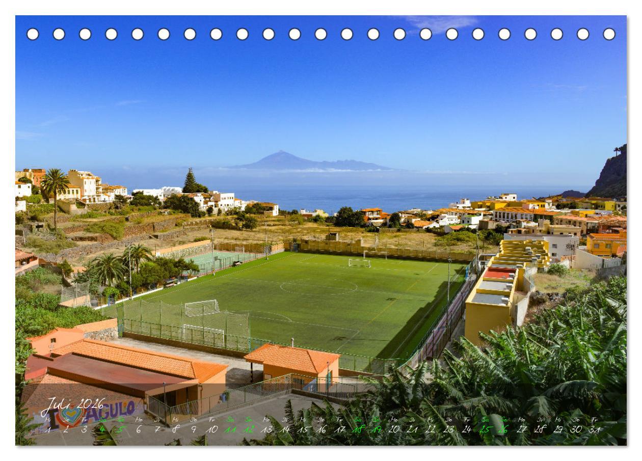 Beispielinhalt (Bild) Magisches La Gomera (Tischkalender 2026 DIN A5 quer), CALVENDO Monatskalender