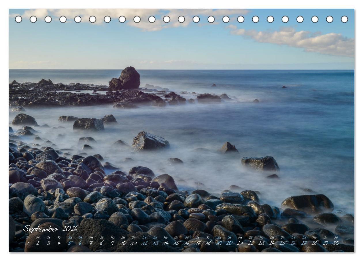 Beispielinhalt (Bild) Magisches La Gomera (Tischkalender 2026 DIN A5 quer), CALVENDO Monatskalender