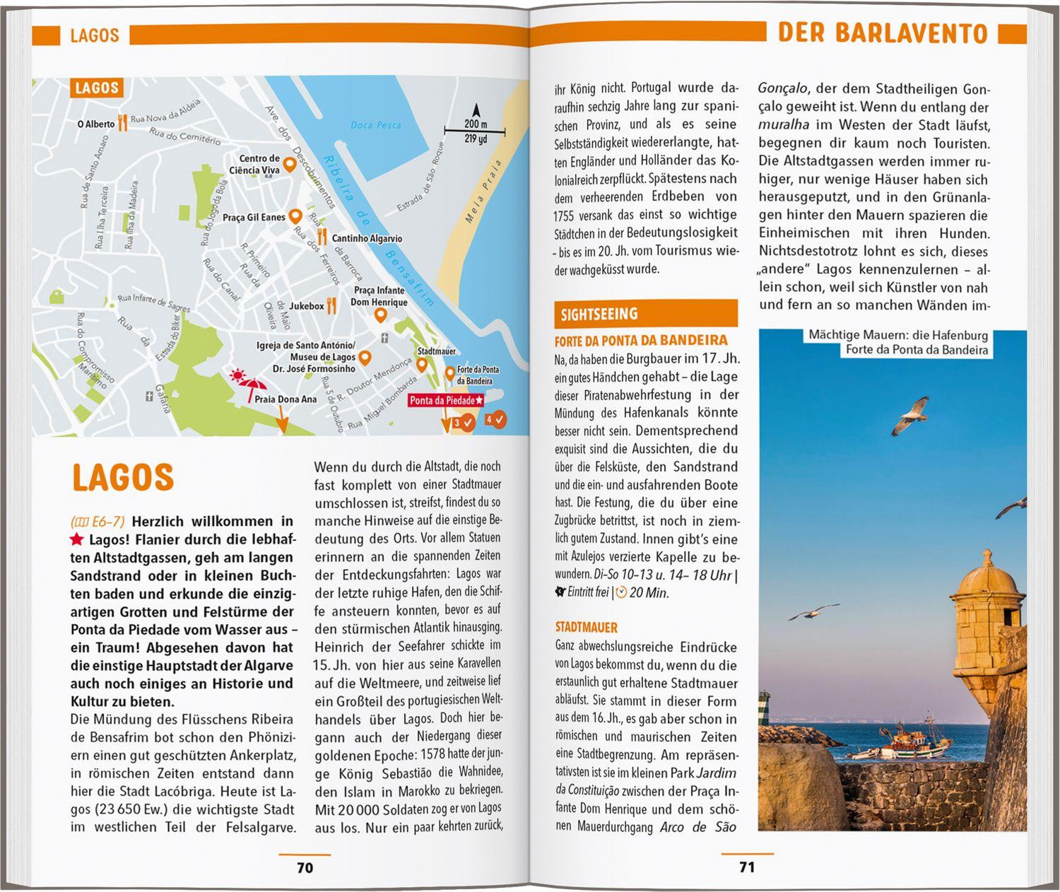Beispielinhalt (Bild) MARCO POLO Reiseführer Algarve