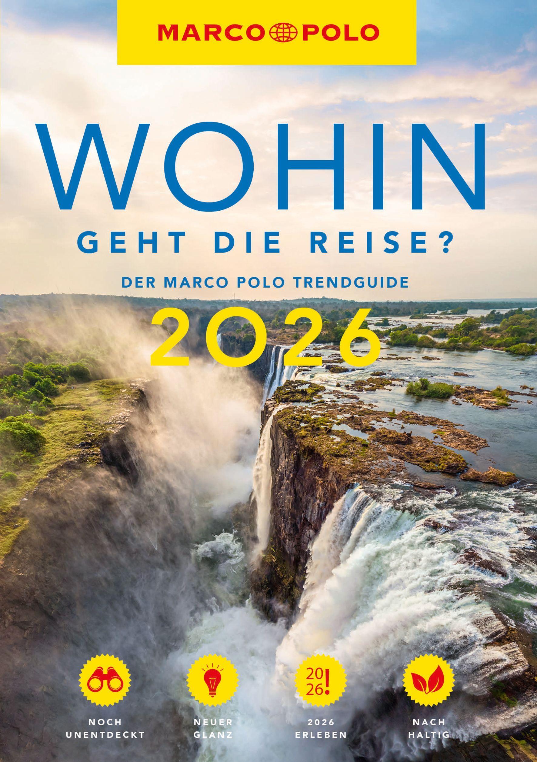 Vorderes Coverbild MARCO POLO Trendguide Wohin geht die Reise 2026?